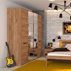 АФИНА А11а Шкаф для одежды (крафт) в Надыме - nadym.mebel24.online | фото 2