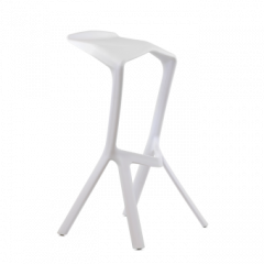 Барный стул Barneo N-227 Miura белый в Надыме - nadym.mebel24.online | фото