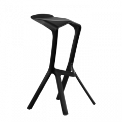 Барный стул Barneo N-227 Miura черный в Надыме - nadym.mebel24.online | фото 1