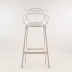 Барный стул Barneo N-235 Masters, белый, design Phillip Stark в Надыме - nadym.mebel24.online | фото 3