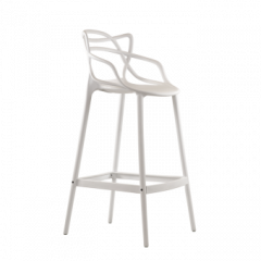 Барный стул Barneo N-235 Masters, белый, design Phillip Stark в Надыме - nadym.mebel24.online | фото 1