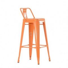 Барный стул Barneo N-242 Tolix Style 2003 Оранжевый в Надыме - nadym.mebel24.online | фото 1