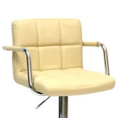Барный стул Barneo N-69 Kruger Arm Бежевый/кремовый в Надыме - nadym.mebel24.online | фото 2