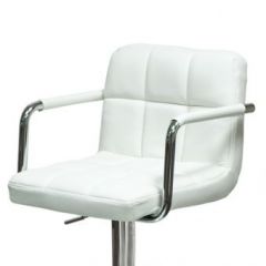 Барный стул Barneo N-69 Kruger Arm Белый в Надыме - nadym.mebel24.online | фото 2