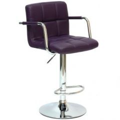 Барный стул Barneo N-69 Kruger Arm Фиолетовый в Надыме - nadym.mebel24.online | фото