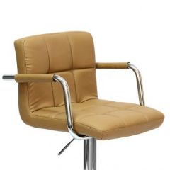 Барный стул Barneo N-69 Kruger Arm Светло-коричневый в Надыме - nadym.mebel24.online | фото 2