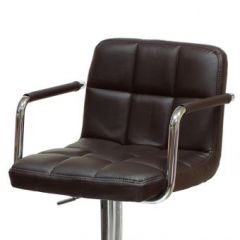 Барный стул Barneo N-69 Kruger Arm Темно-коричневый в Надыме - nadym.mebel24.online | фото 2