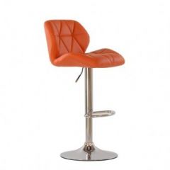 Барный стул Barneo N-85 Diamond оранжевый в Надыме - nadym.mebel24.online | фото 1