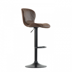 Барный стул Barneo N-86 Time / Black / VPU Brown Vintage коричневый винтаж PK970-18 в Надыме - nadym.mebel24.online | фото 1