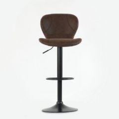 Барный стул Barneo N-86 Time / Black / VPU Brown Vintage коричневый винтаж PK970-18 в Надыме - nadym.mebel24.online | фото 3