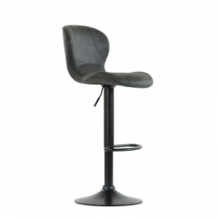 Барный стул Barneo N-86 Time / Black / VPU Dark Gray Vintage серый винтаж 970-11 в Надыме - nadym.mebel24.online | фото