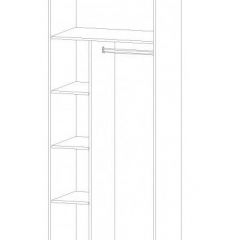 БУРАТИНО Шкаф для одежды в Надыме - nadym.mebel24.online | фото 2