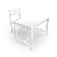Детский растущий комплект стол и стул Я САМ "Лофт" (Белый, Белый) в Надыме - nadym.mebel24.online | фото