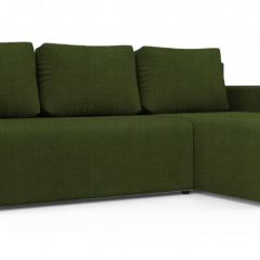 Диван угловой Алиса 3 Vital GREEN - Teos Dark Brown в Надыме - nadym.mebel24.online | фото