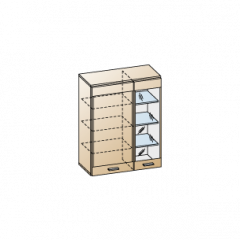 Гостиная Камелия Композиция 1 (Гикори Джексон светлый) в Надыме - nadym.mebel24.online | фото 9