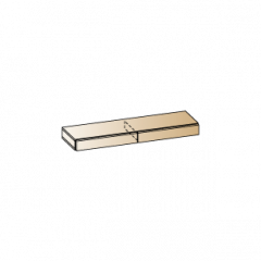 Гостиная Камелия Композиция 11 (Гикори Джексон темный) в Надыме - nadym.mebel24.online | фото 6