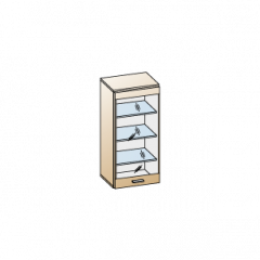 Гостиная Камелия Композиция 8 (Гикори Джексон темный) в Надыме - nadym.mebel24.online | фото 2