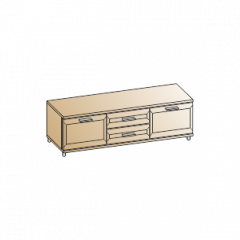 Гостиная Мелисса Композиция 10 (Снежный Ясень) в Надыме - nadym.mebel24.online | фото 5