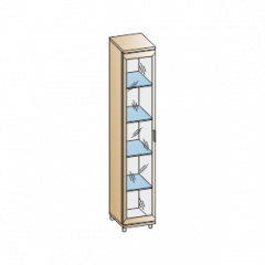 Гостиная Мелисса Композиция 6 (Ясень Асахи) в Надыме - nadym.mebel24.online | фото 4