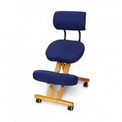 Коленный стул со спинкой Smartstool KW02В + Чехлы в Надыме - nadym.mebel24.online | фото 3
