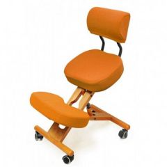 Коленный стул со спинкой Smartstool KW02В + Чехлы в Надыме - nadym.mebel24.online | фото 4
