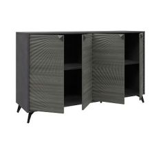 Комодино ПМ-390.03 Комод (ЛДСП Матера/МДФ Санторини темный) в Надыме - nadym.mebel24.online | фото 3