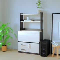 Компьютерный стол СП-1 (Венге/Дуб молочный) в Надыме - nadym.mebel24.online | фото 4