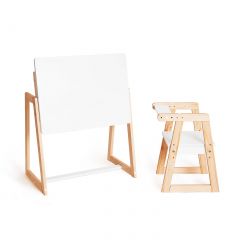 Комплект детской мебели стол и  два стула Я САМ "Лофт-Дуо" (Белый) в Надыме - nadym.mebel24.online | фото 5
