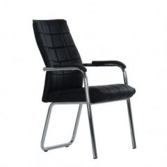 Кресло Barneo K-14 для посетителей и переговорных (черный) в Надыме - nadym.mebel24.online | фото 1