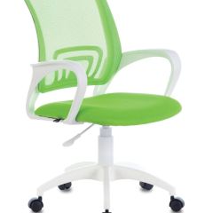 Кресло BRABIX "Fly MG-396W", пластик белый, сетка, салатовое, 532403 в Надыме - nadym.mebel24.online | фото 1