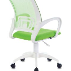Кресло BRABIX "Fly MG-396W", пластик белый, сетка, салатовое, 532403 в Надыме - nadym.mebel24.online | фото 3