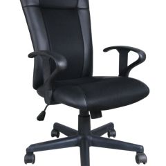 Кресло BRABIX "Optima MG-370" (экокожа/ткань, черное) 531580 в Надыме - nadym.mebel24.online | фото