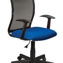 Кресло BRABIX "Spring MG-307", с подлокотниками, комбинированное синее/черное TW, 531404 в Надыме - nadym.mebel24.online | фото
