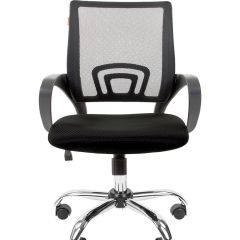 Кресло для оператора CHAIRMAN 696 хром (ткань TW-11/сетка TW-01) в Надыме - nadym.mebel24.online | фото 2
