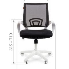 Кресло для оператора CHAIRMAN 696 white (ткань TW-10/сетка TW-05) в Надыме - nadym.mebel24.online | фото 6
