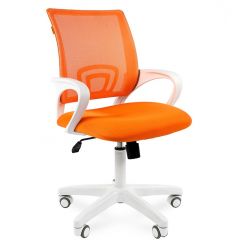 Кресло для оператора CHAIRMAN 696 white (ткань TW-16/сетка TW-66) в Надыме - nadym.mebel24.online | фото 1