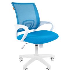 Кресло для оператора CHAIRMAN 696 white (ткань TW-43/сетка TW-34) в Надыме - nadym.mebel24.online | фото 1