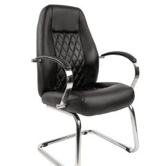 Кресло для посетителя CHAIRMAN 950 V Черное в Надыме - nadym.mebel24.online | фото