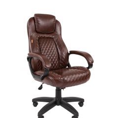 Кресло для руководителя  CHAIRMAN 432 (Экокожа коричневая) в Надыме - nadym.mebel24.online | фото 1