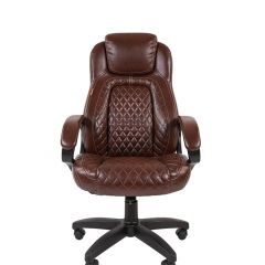 Кресло для руководителя  CHAIRMAN 432 (Экокожа коричневая) в Надыме - nadym.mebel24.online | фото 2