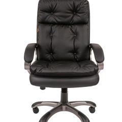 Кресло для руководителя  CHAIRMAN 442 (экокожа черная) в Надыме - nadym.mebel24.online | фото