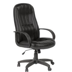 Кресло для руководителя  CHAIRMAN 685 (экокожа черный) в Надыме - nadym.mebel24.online | фото 2