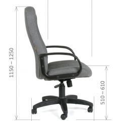 Кресло для руководителя  CHAIRMAN 685 СТ (ткань стандарт 10-356 черная) в Надыме - nadym.mebel24.online | фото 6
