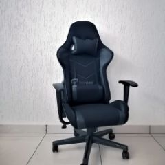 Кресло геймерское Barneo K-50 (черная сетка черные вставки) в Надыме - nadym.mebel24.online | фото