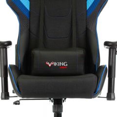 Кресло игровое Бюрократ VIKING 4 AERO BLUE черный/синий в Надыме - nadym.mebel24.online | фото 7