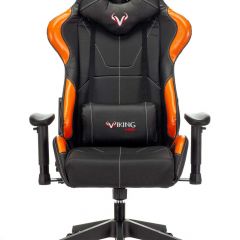 Кресло игровое Бюрократ VIKING 5 AERO ORANGE черный/оранжевый в Надыме - nadym.mebel24.online | фото 3