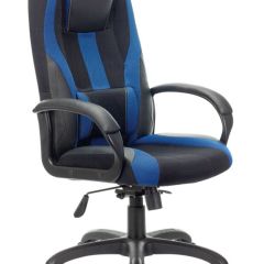 Кресло компьютерное BRABIX PREMIUM "Rapid GM-102" (экокожа/ткань, черное/синее) 532106 в Надыме - nadym.mebel24.online | фото 1