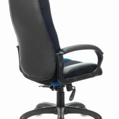 Кресло компьютерное BRABIX PREMIUM "Rapid GM-102" (экокожа/ткань, черное/синее) 532106 в Надыме - nadym.mebel24.online | фото 4