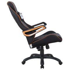 Кресло компьютерное BRABIX Techno Pro GM-003 (ткань черное/серое, вставки оранжевые) 531813 в Надыме - nadym.mebel24.online | фото 4