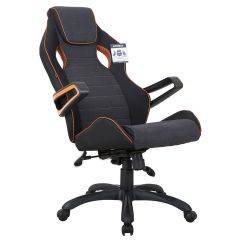 Кресло компьютерное BRABIX Techno Pro GM-003 (ткань черное/серое, вставки оранжевые) 531813 в Надыме - nadym.mebel24.online | фото 8